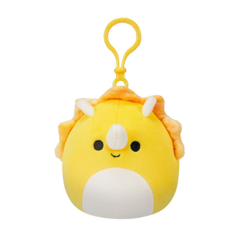 М'яка іграшка на кліпсі "Трицератопс" Squishmallows SQCP00216, 9 см..3