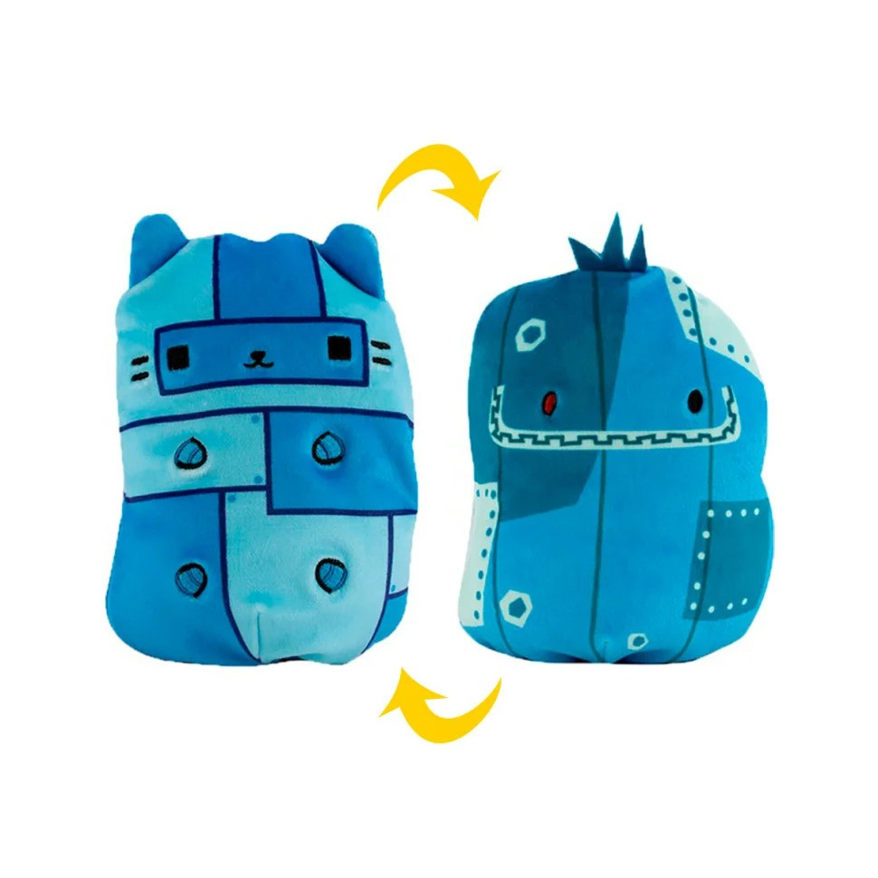 М'яка іграшка 2 в 1 Котик і огірочок Блу Cats Vs Pickles CVP2200-4..3