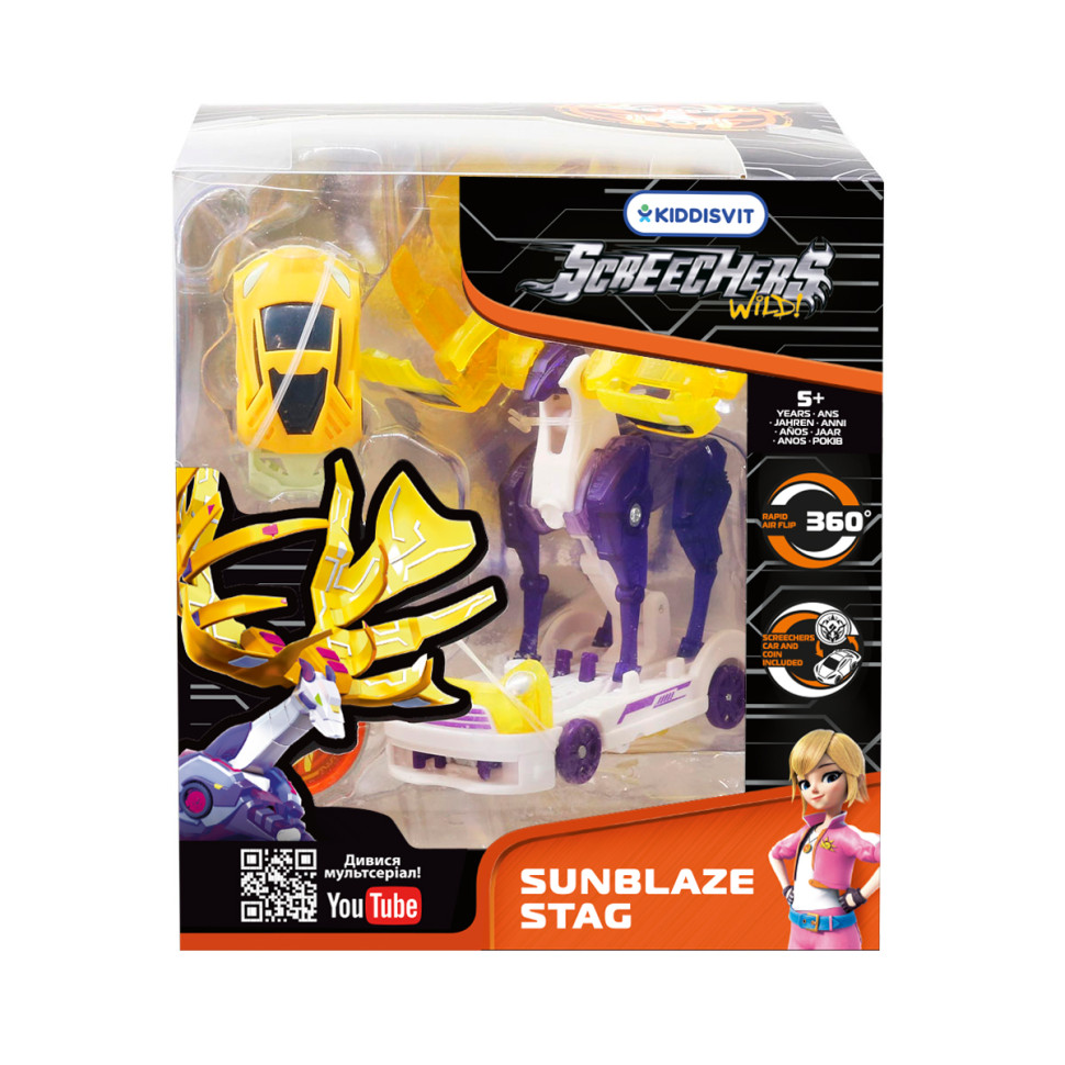 Машинка-трансформер Санблейз Стіг Screechers Wild! EU685202..3