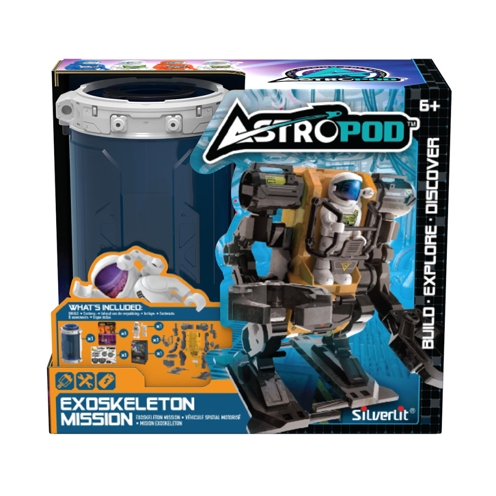 Ігровий набір Місія «Рухайся в екзоскелеті» Astropod Silverlit 80334 конструктор з фігуркою..3
