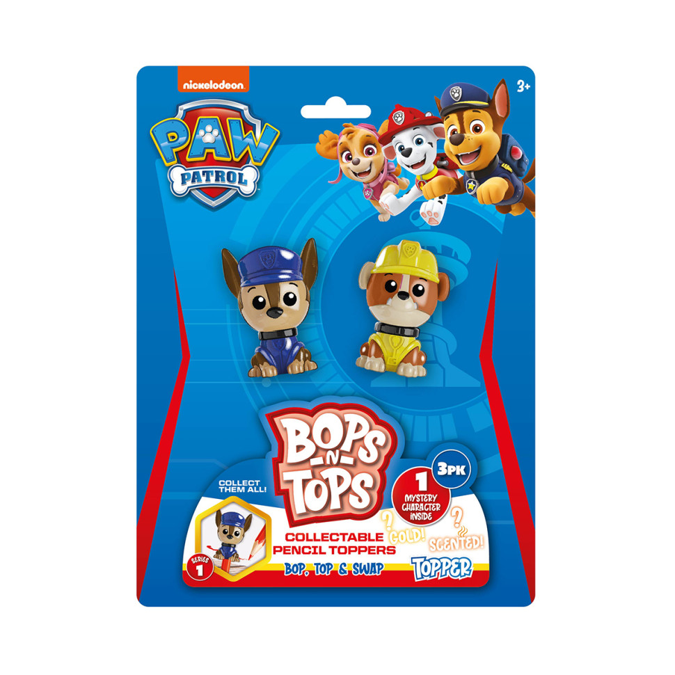 Набір колекційних фігурок-топерів Щенячий патруль Sambro PWP20-3980-KV-FO-1 серії "Bop n Tops"..3