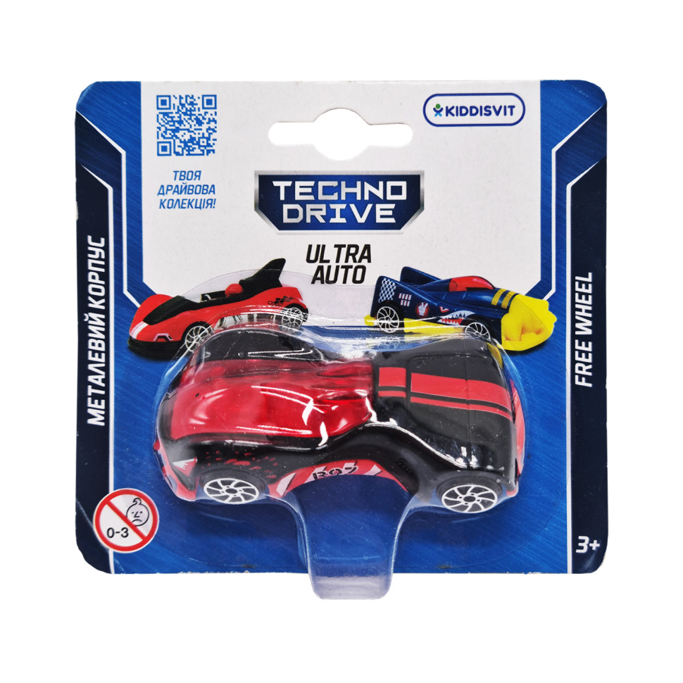 Ігрова міні-машинка Ultra Auto TechnoDrive 250321W-9 металевий корпус..3