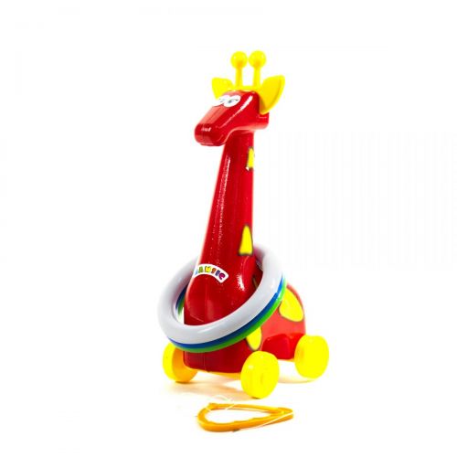 Кільцекид на колесах "Жираф" (червона)