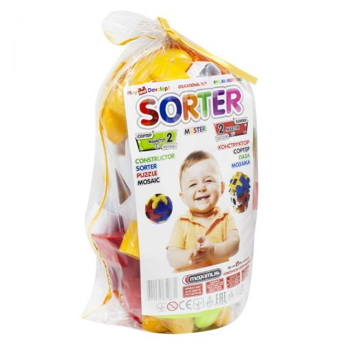 Сортер "Майстер" 19 деталей