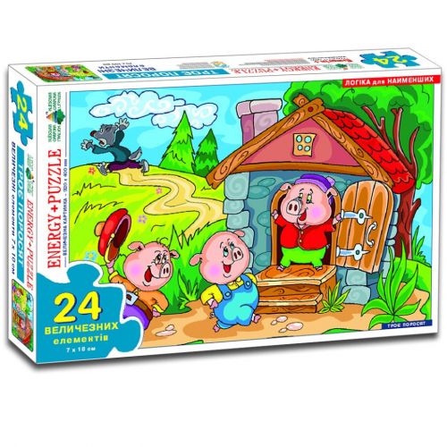 Гра - пазл "Троє поросят" 24 елемента