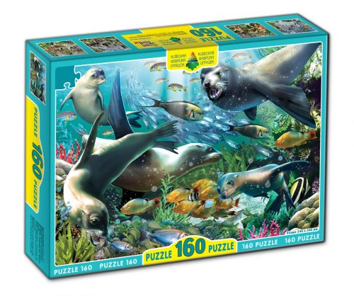 Пазл "Моржі, тюлені, котики" 160 елементів