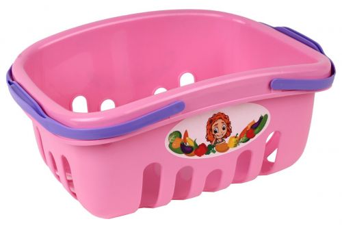 Кошик з ручками "Технок" (рожева)