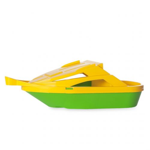 Пластикова іграшка "Катер" жовтий
