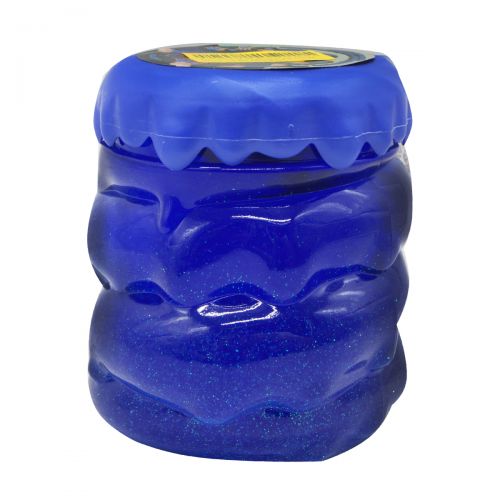 Слайм з блискітками (синій) укр