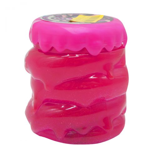 Слайм з блискітками (рожевий) укр