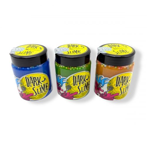 Слайм "Dark slime - з кульками" - 0,250 кг, в асортименті
