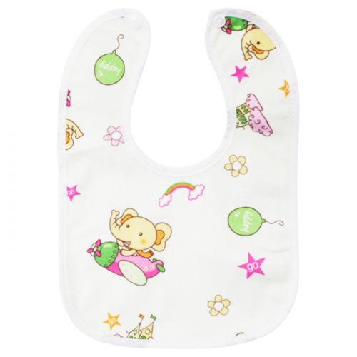 Слинявчик на кнопці "Слоненятка", жовтий