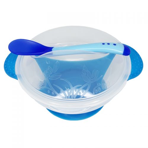 Набір для годування, прозорий, синій