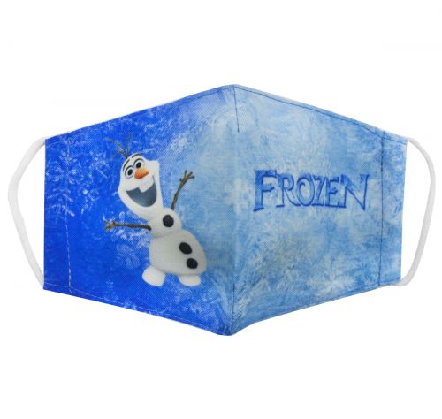 Багаторазова 4-х шарова захисна маска "Холодне серце: Олаф" розмір 3, 7-14 років