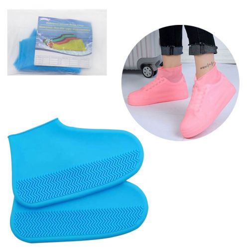 Чохли-бахіли силіконові, М (35-41), блакитний