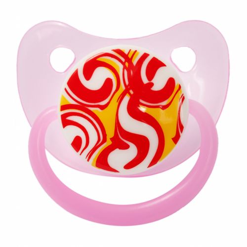 Пустушка силіконова, від 1 року, рожевий