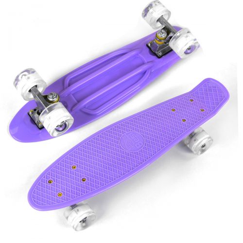 Пенні Борд з колесами, що світяться, бузковий