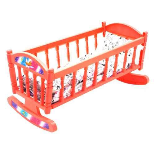 Ліжечко з постіллю, коралова