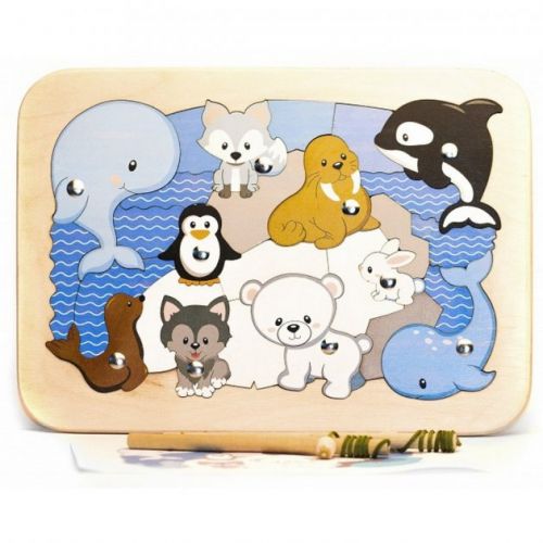 Фанерний еко-пазл "Арктика"