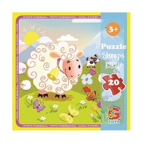 Пазли "Ферма", (овечки), 20 елементів