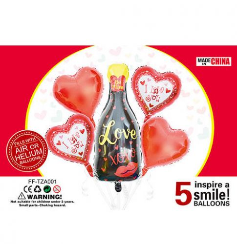 Набір надувних куль "Шампанське"