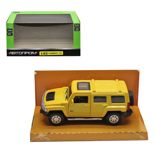 Машинка "Автопром: Hummer" жовта