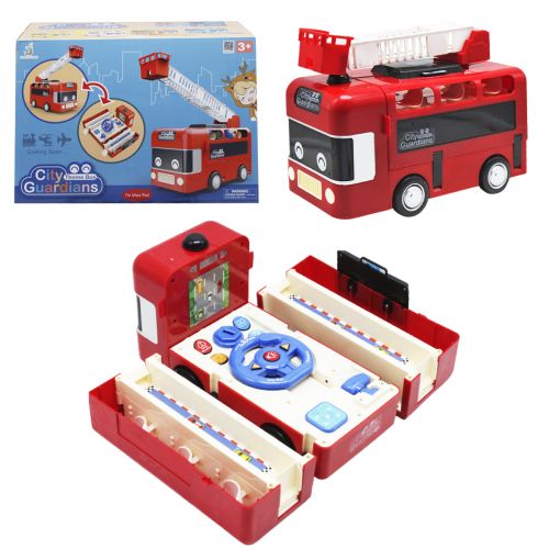 Інтерактивний пожежний автобус "City Guardians" (32х18х14), англ
