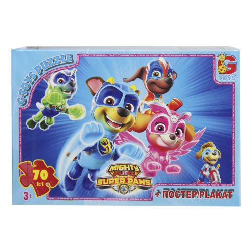 Пазли "Щенячий патруль: Могутні лапи", 70 елементів
