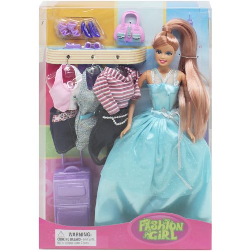 Лялька "Lucy" з аксесуарами, бірюзовий