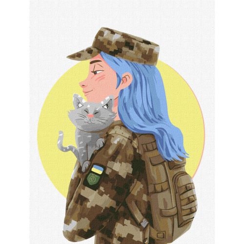 Картина за номерами "Пухнастий порятунок" ★★★