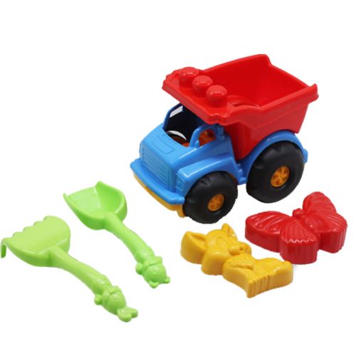 Машина "Тотошко" самоскид №2 блакитний з червоним