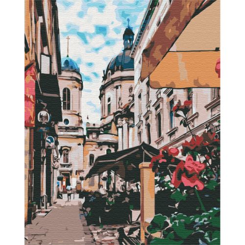 Картина за номерами "Львівська вуличка" ★★★