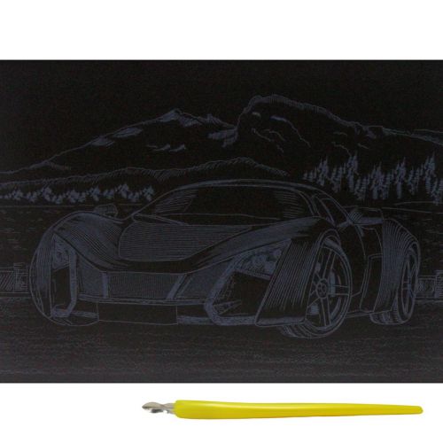 Гравюра "Silver Metallic: Авто" (А5) Економ