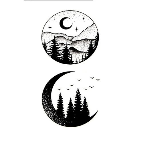 Тату "Під зоряним небом"