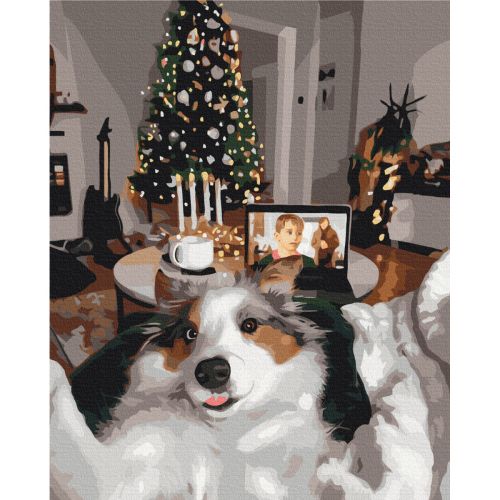 Картина за номерами "Новорічні друзі ©Оксана Воробій" ★★★