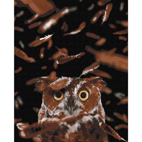 Картина за номерами "Розумна сова" ★★