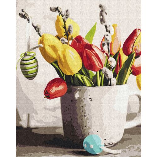Картина за номерами "Великодній букет" ★★★