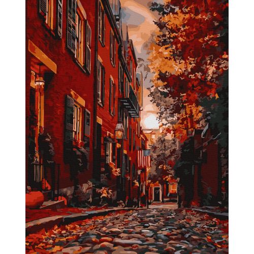 Картина за номерами "Осіння мостова" ★★★★