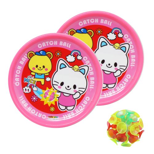 Кетчбол на присосках Hello Kitty, рожева