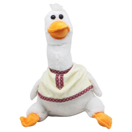 Мʼяка іграшка "Гусак Визволитель" 40 см, у білому