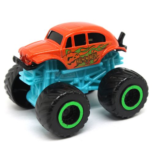 Машинка металева міні, на великих колесах (помаранчева)