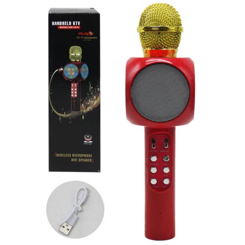 Бездротовий мікрофон "Hi-fi Speaker", червоний