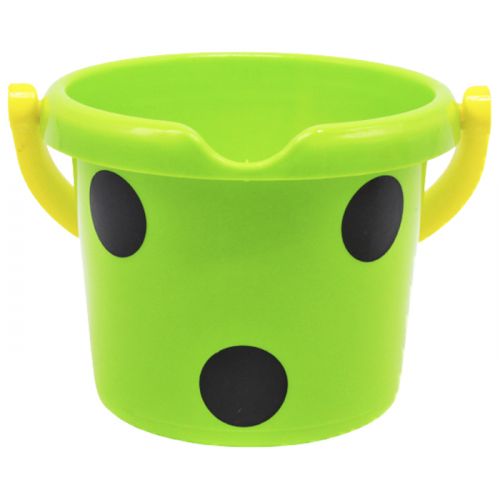 Відро пластикове "Горошок" (зелене)