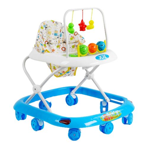 Ходунки "Joy" з брязкальцями та музичною панеллю (блакитні)