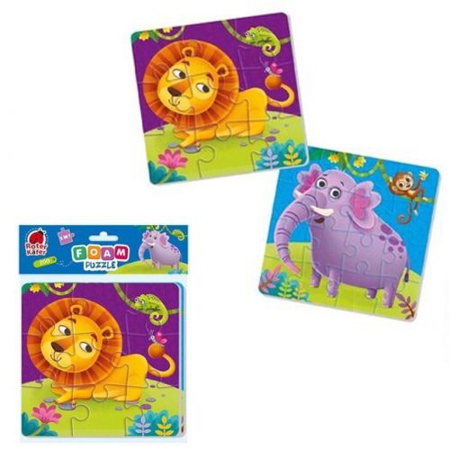 Мʼякі пазли 2в1 "Foam Puzzle: Зоопарк"