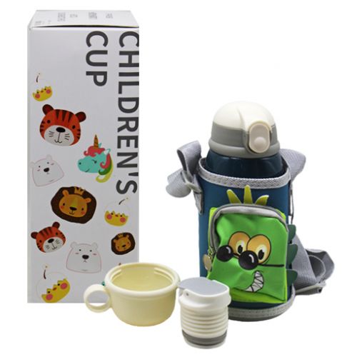 Термос-поільник з чохлом "ДІНО" (550 мл)