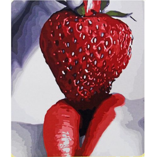 Картина по номерах "Червоні губи" 40х50 см