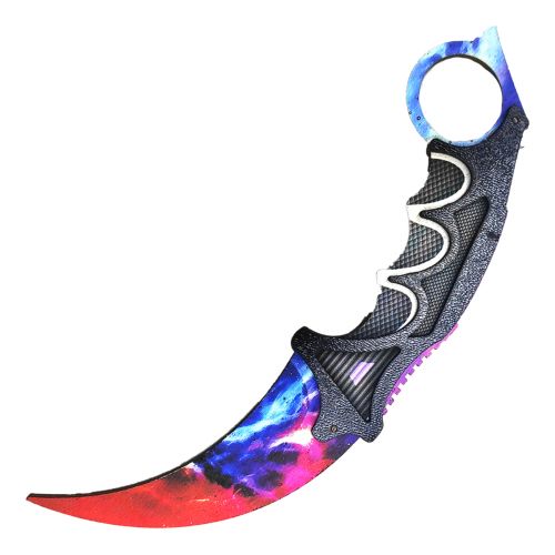 Сувенірний деревʼяний ніж "Керамбіт Туман"