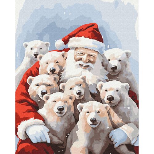 Картина за номерами "Друзі Санти" ★★★