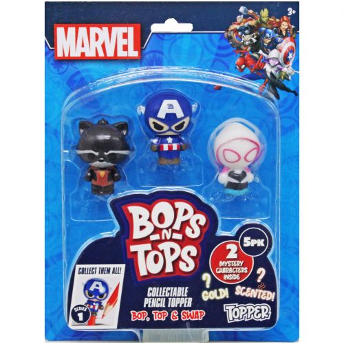 Набір топерів для олівців "Герої Марвел" (5 шт) вид 1